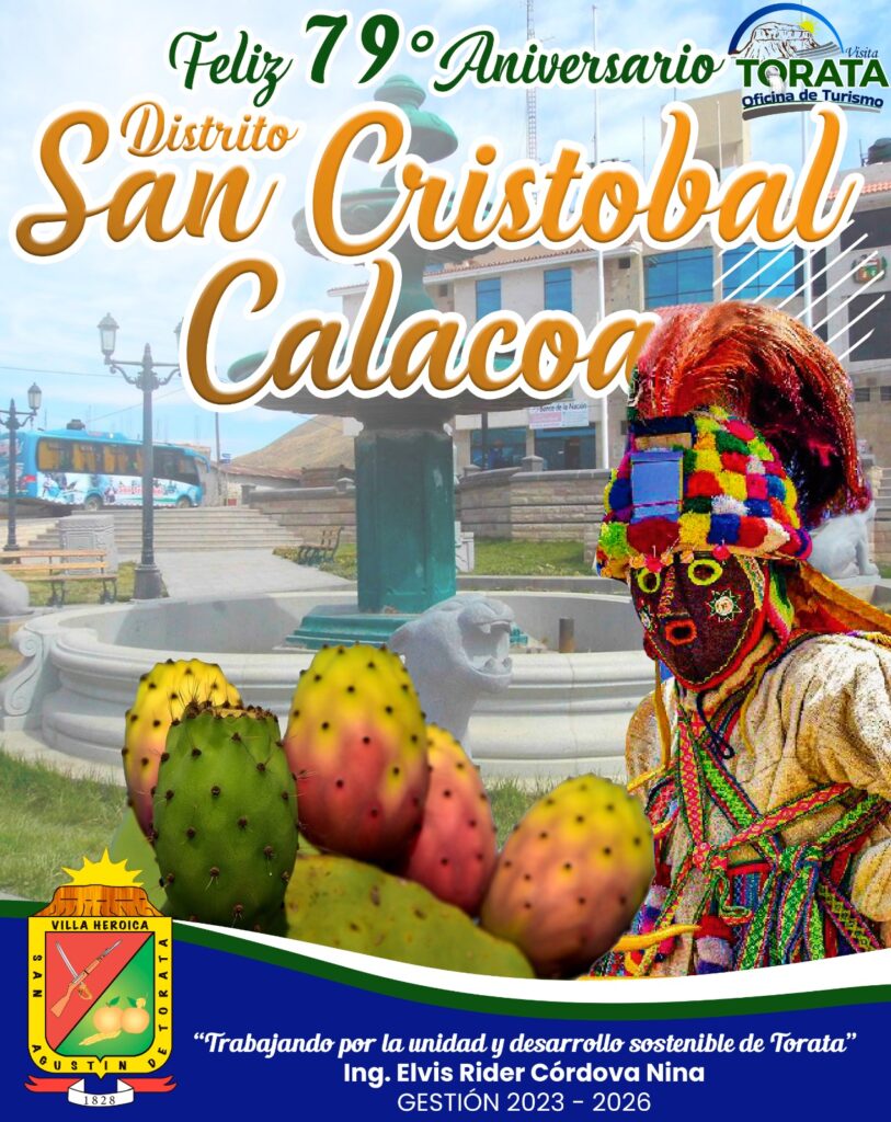 Torata FELIZ DIA POR SU 79° ANIVERSARIO SAN CRISTOBAL – CALACOA ...